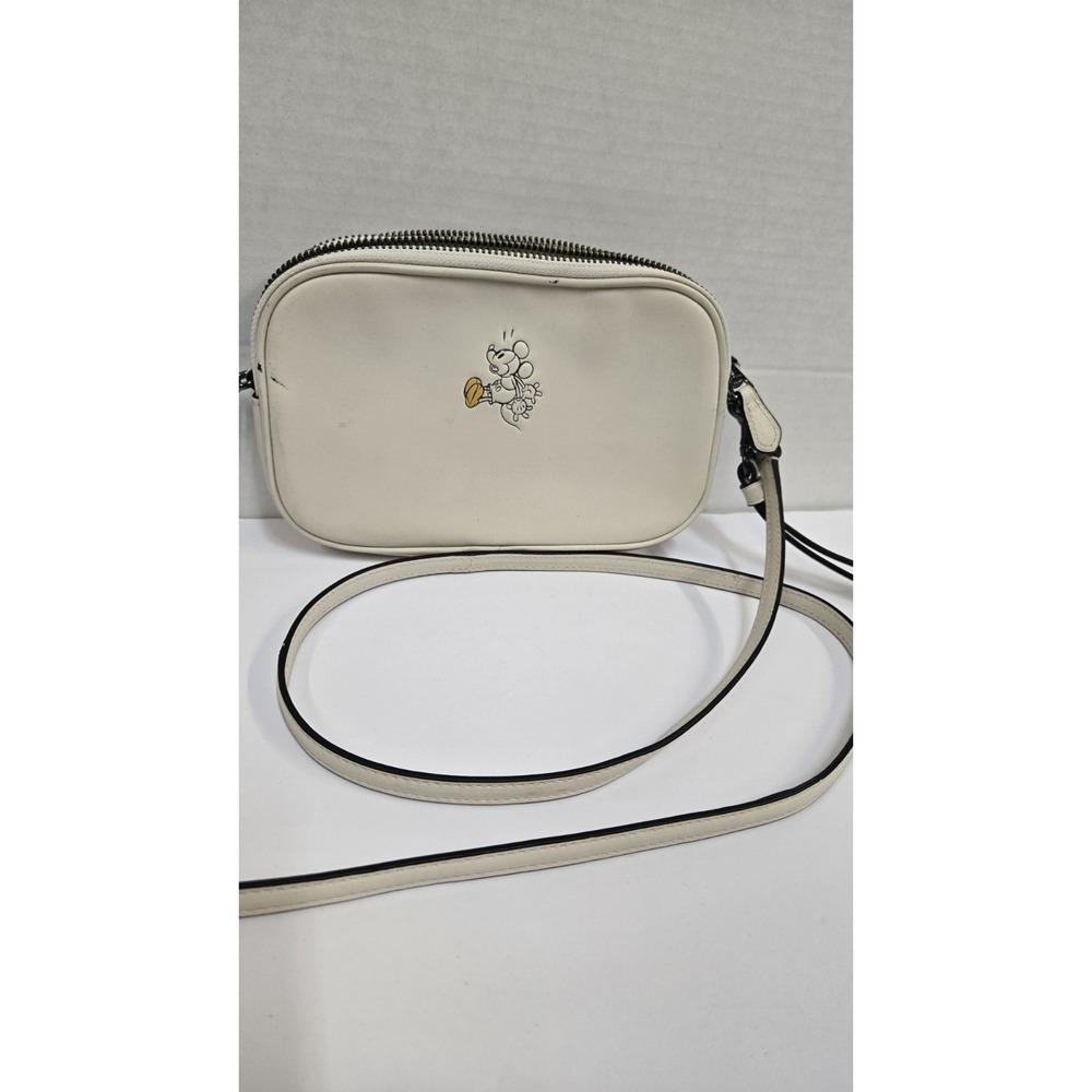 Disney x Coach Limited Edition Mickey Mouse Crossbody Purse Glovetanned Leather